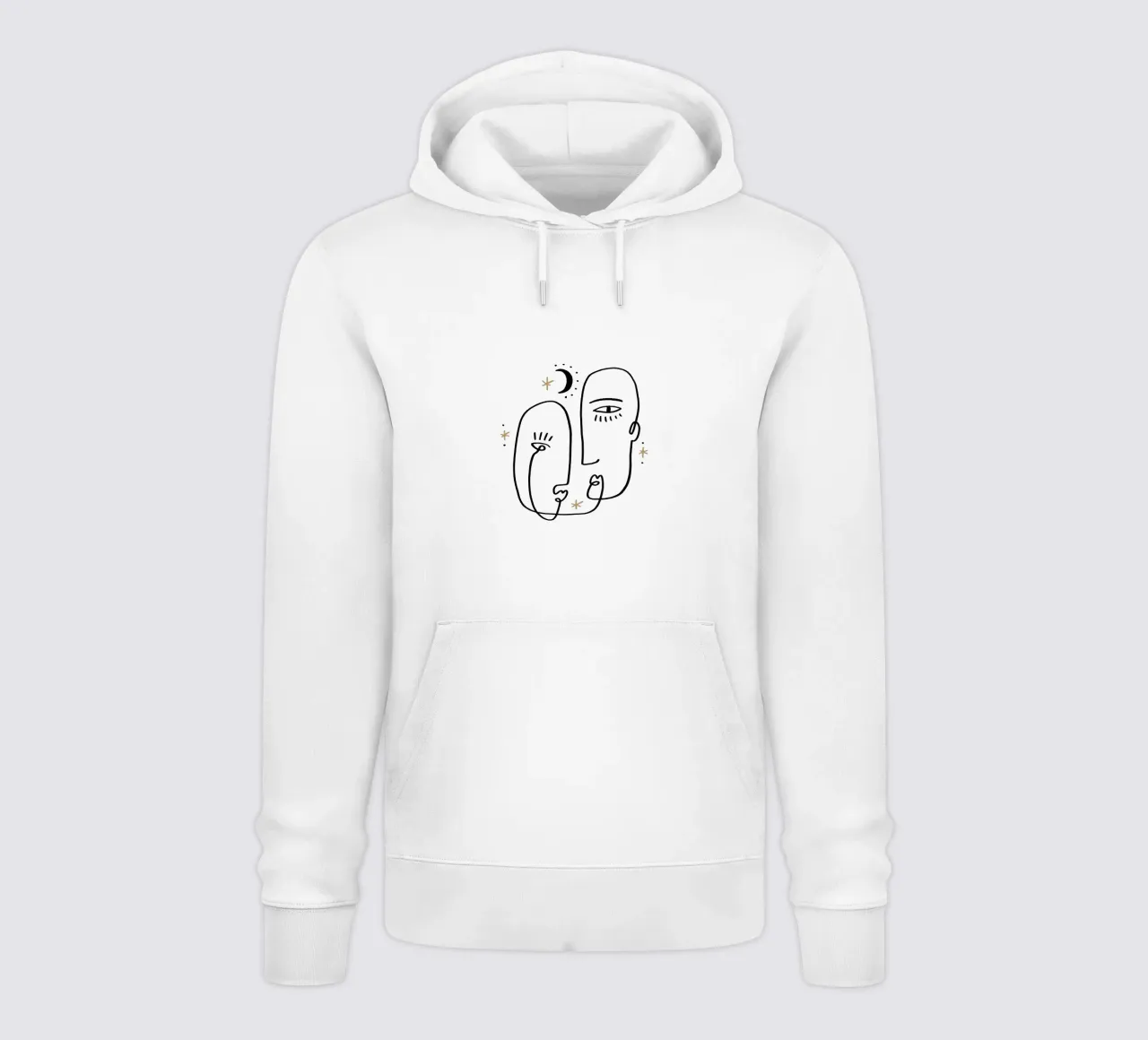 Two Souls No 01 (Without Background) felpa con cappuccio da treechild