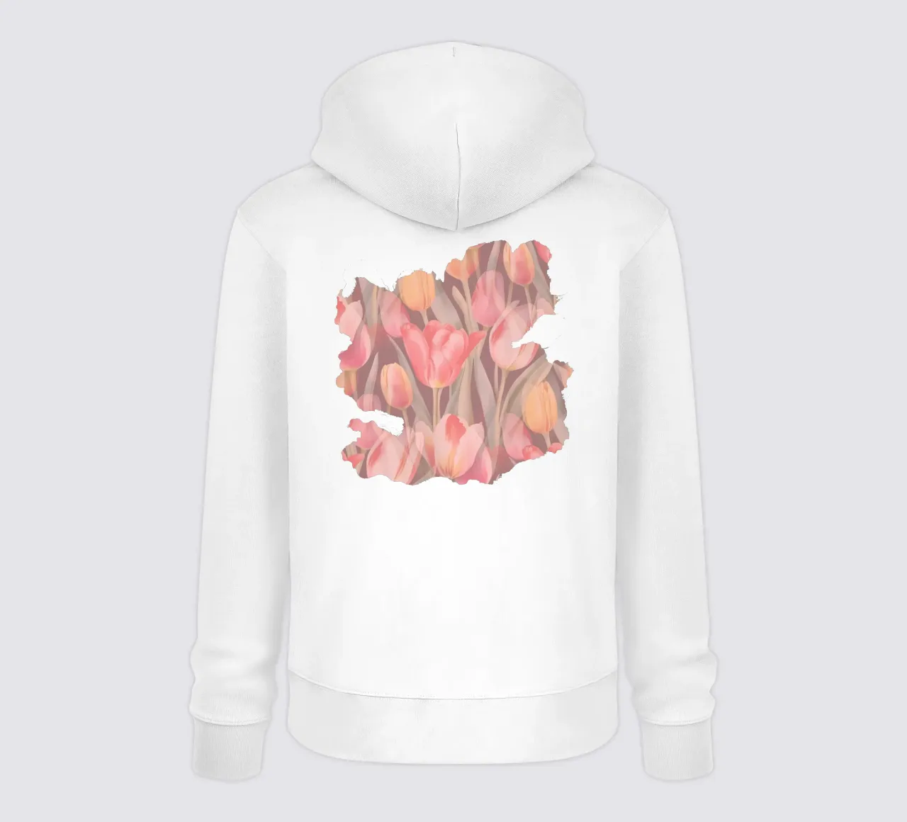 Tulipani rossi felpa con cappuccio da SilverPegasus