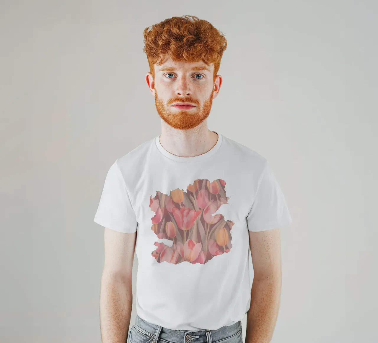 Tulipani rossi t-shirt da SilverPegasus