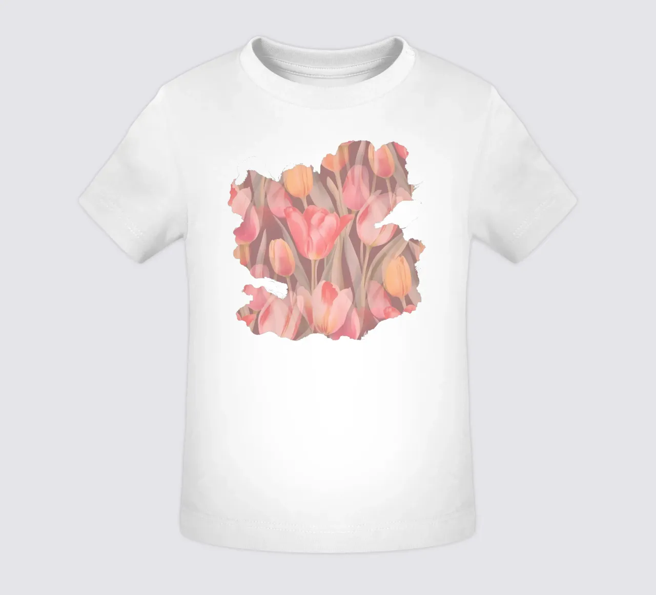 Tulipani rossi maglietta neonato da SilverPegasus