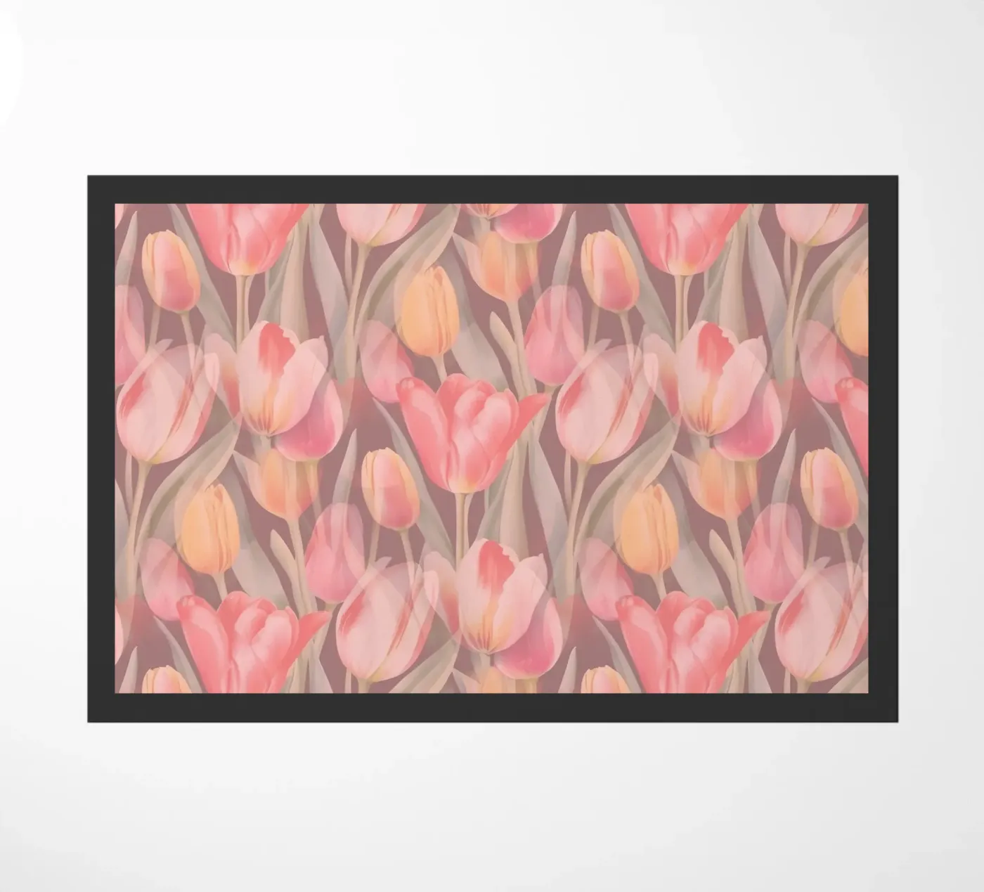 Tulips Red doormat by SilverPegasus
