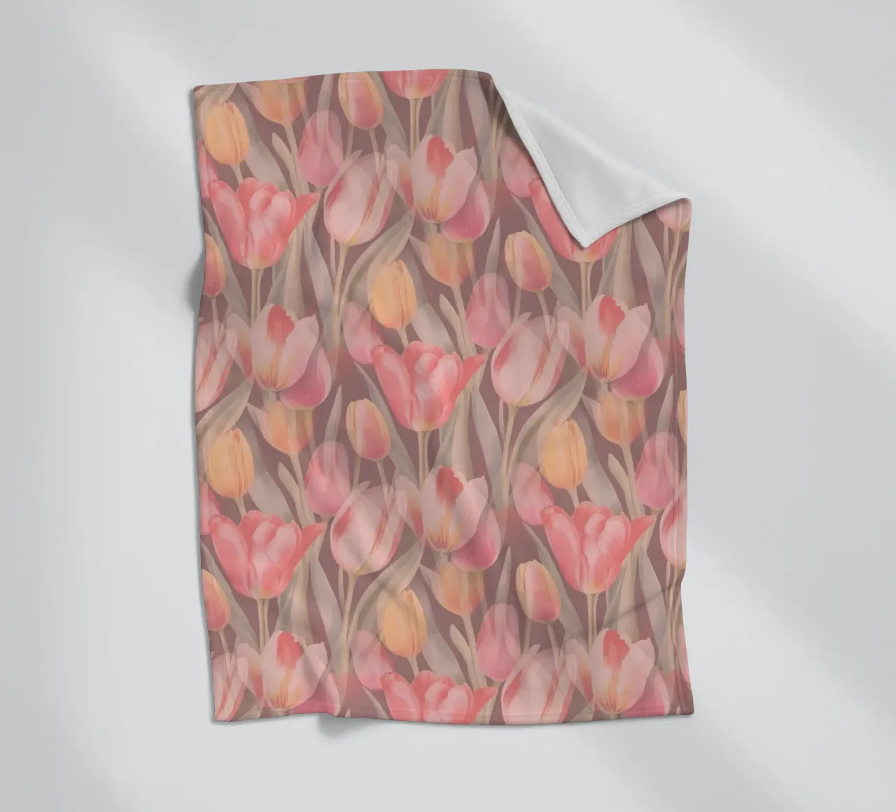 Tulipani rossi coperta in pile da SilverPegasus