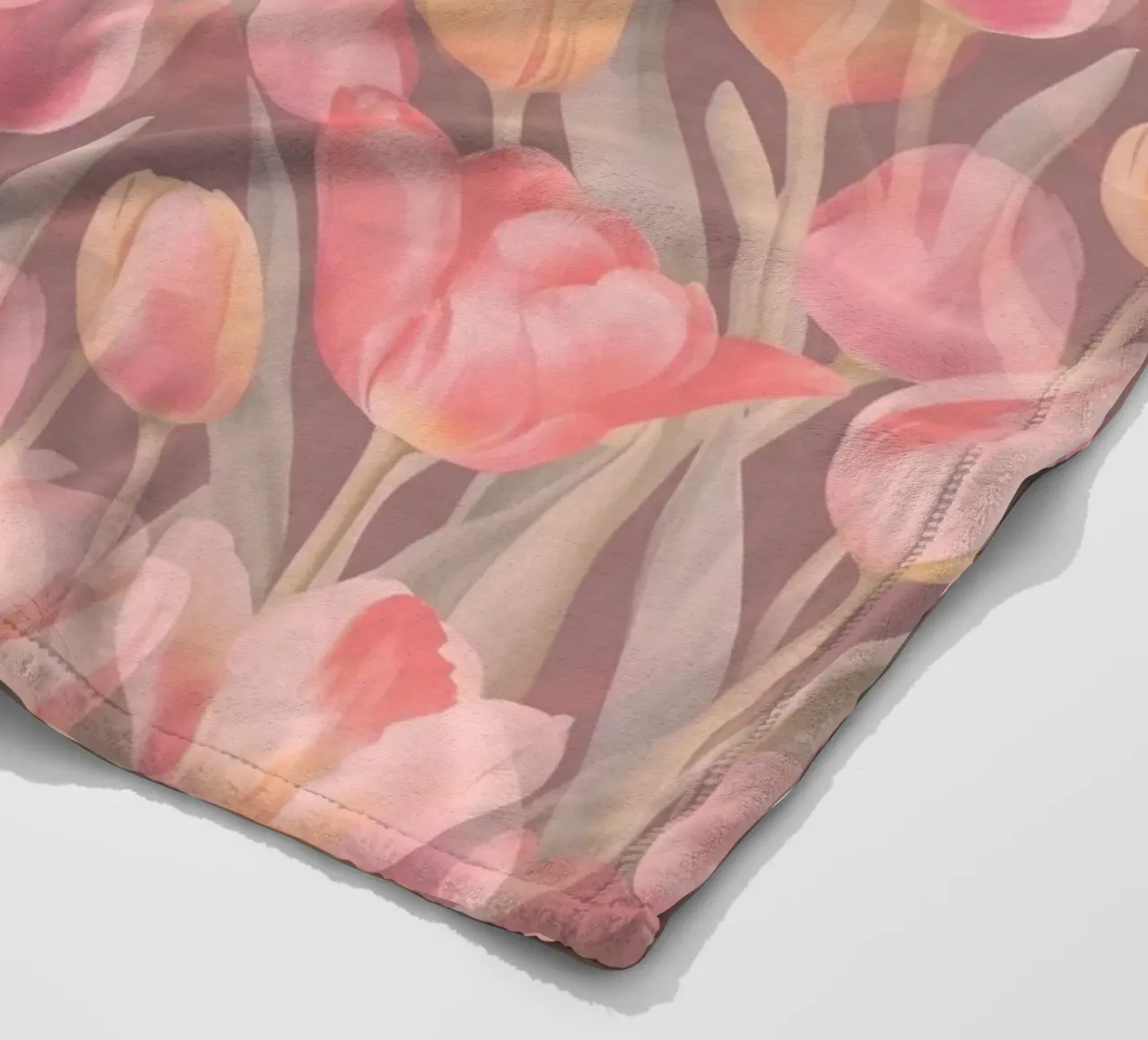 Tulipani rossi coperta in pile da SilverPegasus