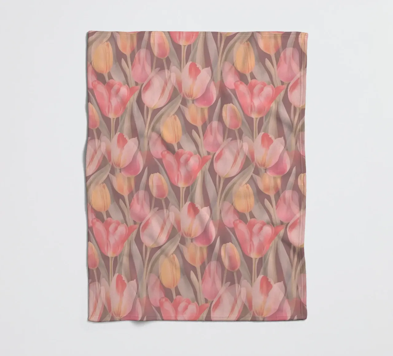 Tulipani rossi coperta in pile da SilverPegasus