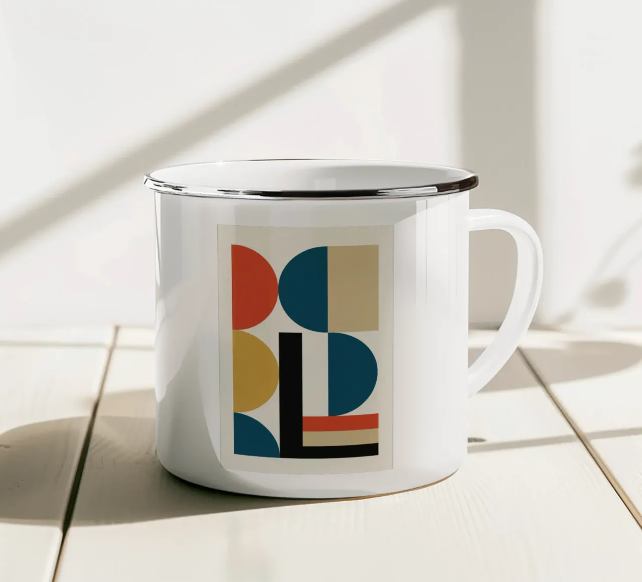 Forme et couleur mug en émail de Studio M