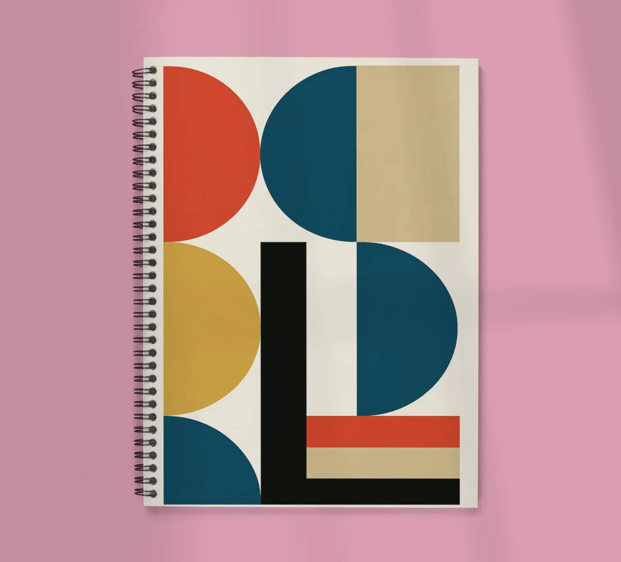 Shape & Colour spiral notebook by Studio M