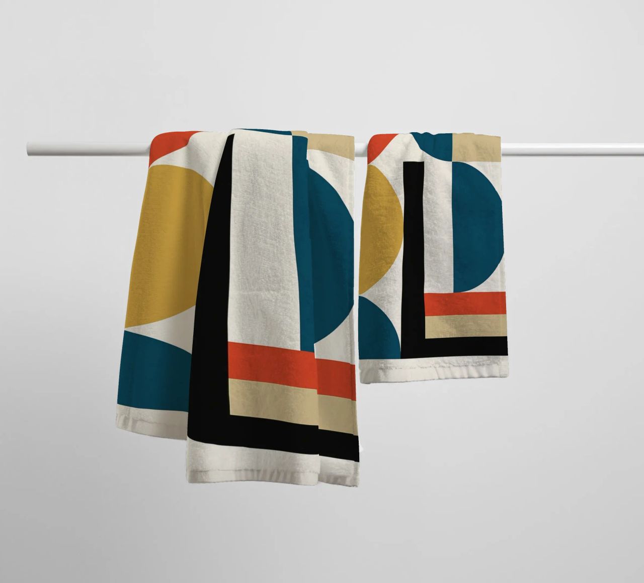 Forma e colore asciugamano da bagno da Studio M