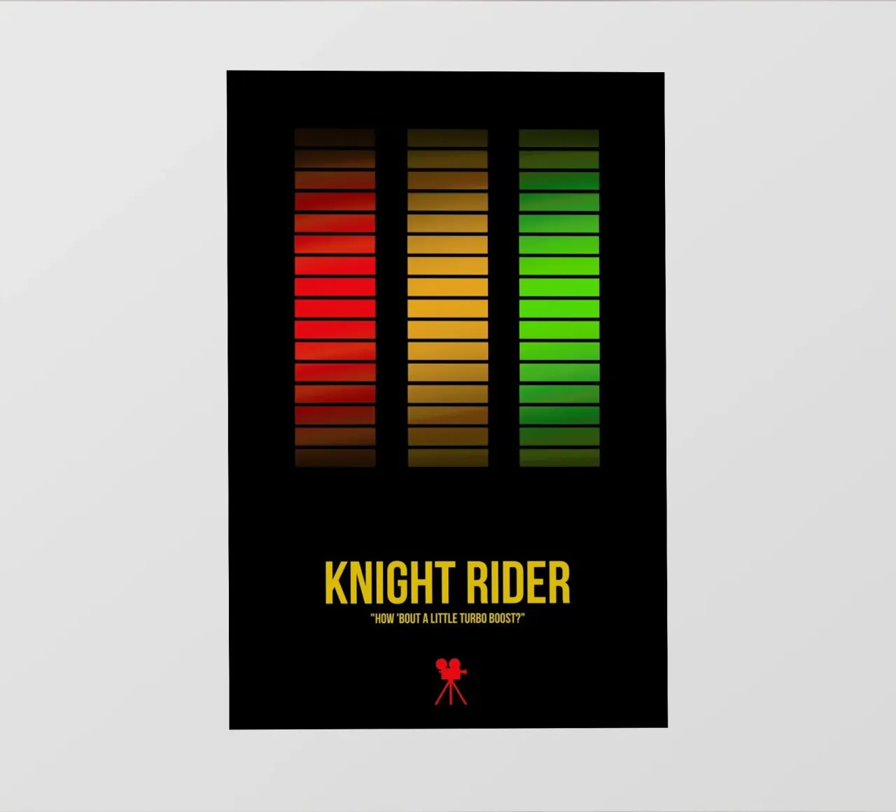 Knight Rider pellicola backlit da Naxart