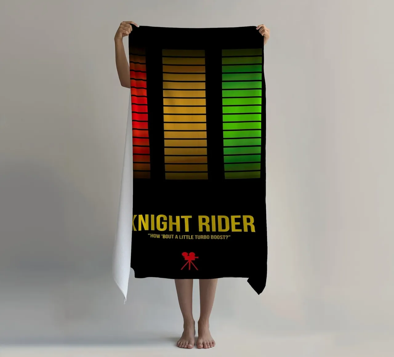Knight Rider beach towel by Naxart