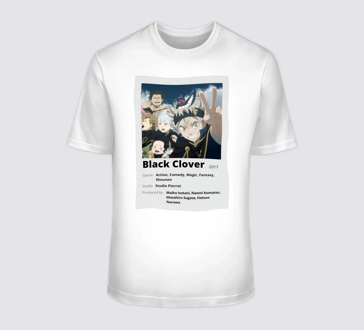 Black Clover  2017 t-shirt da Totoya