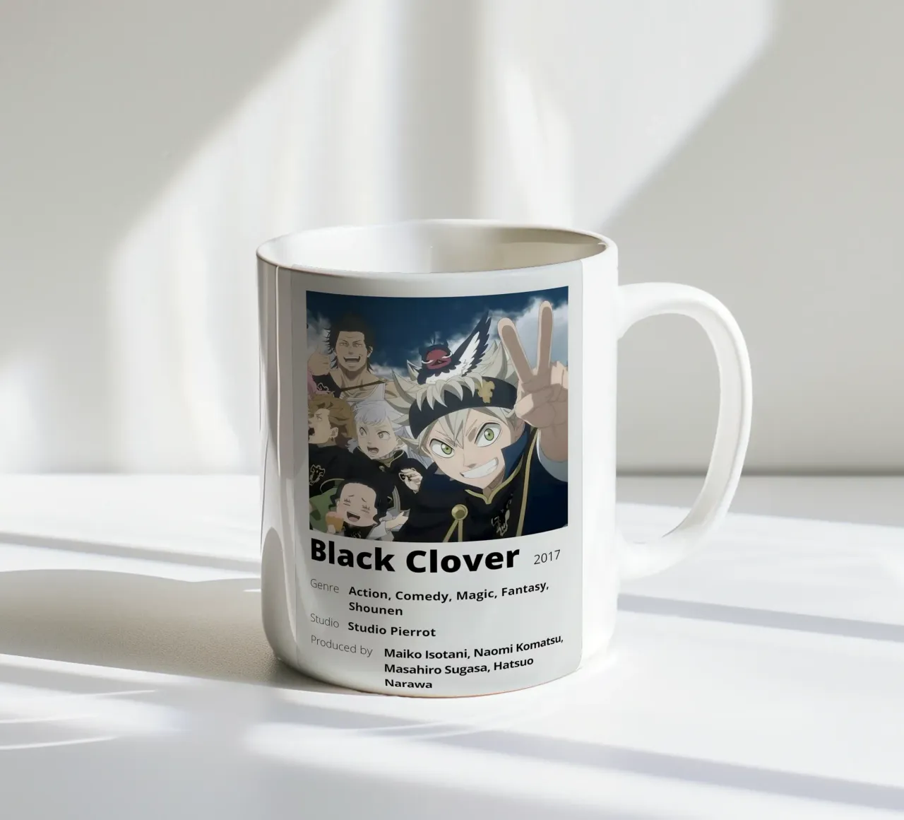 Black Clover  2017 tazza in ceramica da Totoya