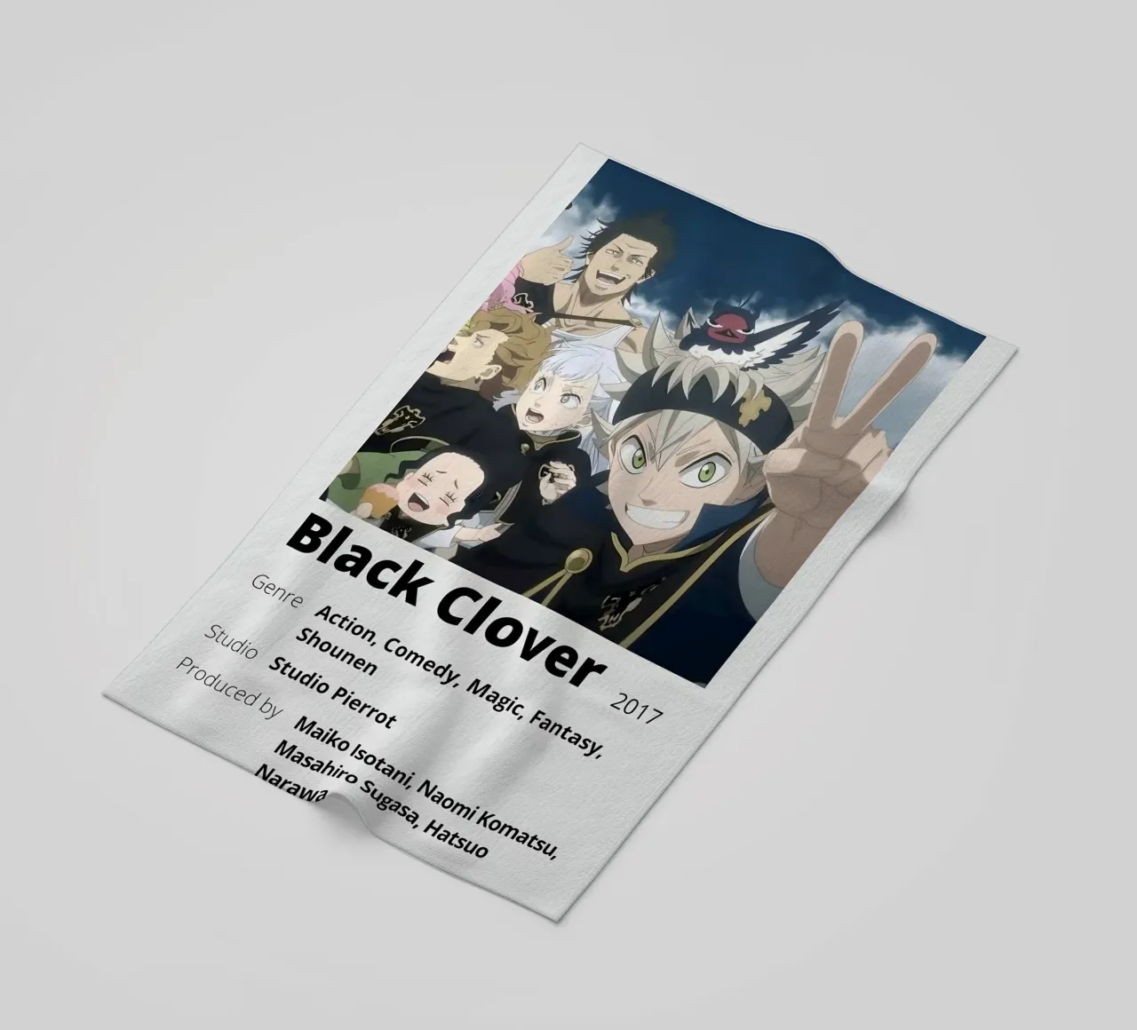 Black Clover  2017 telo mare da Totoya