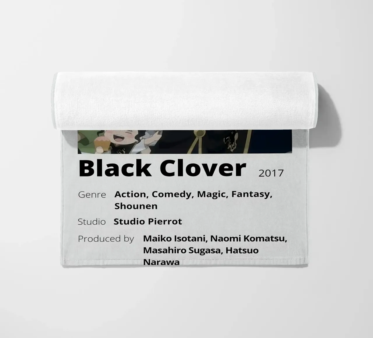 Black Clover  2017 telo mare da Totoya