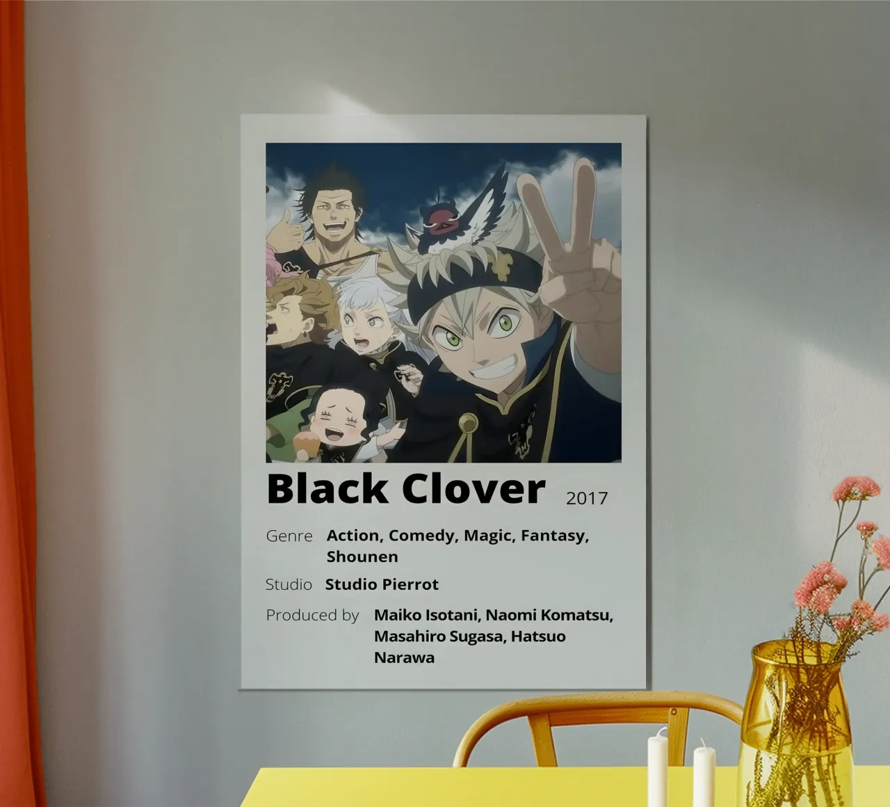 Black Clover  2017 alluminio dibond da Totoya
