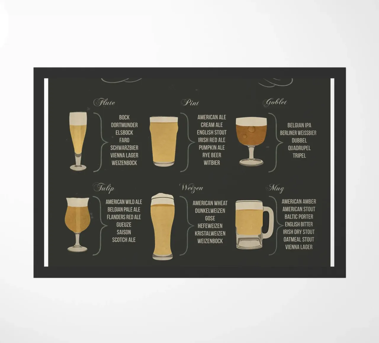 bicchieri per la birra zerbino da Danielshop