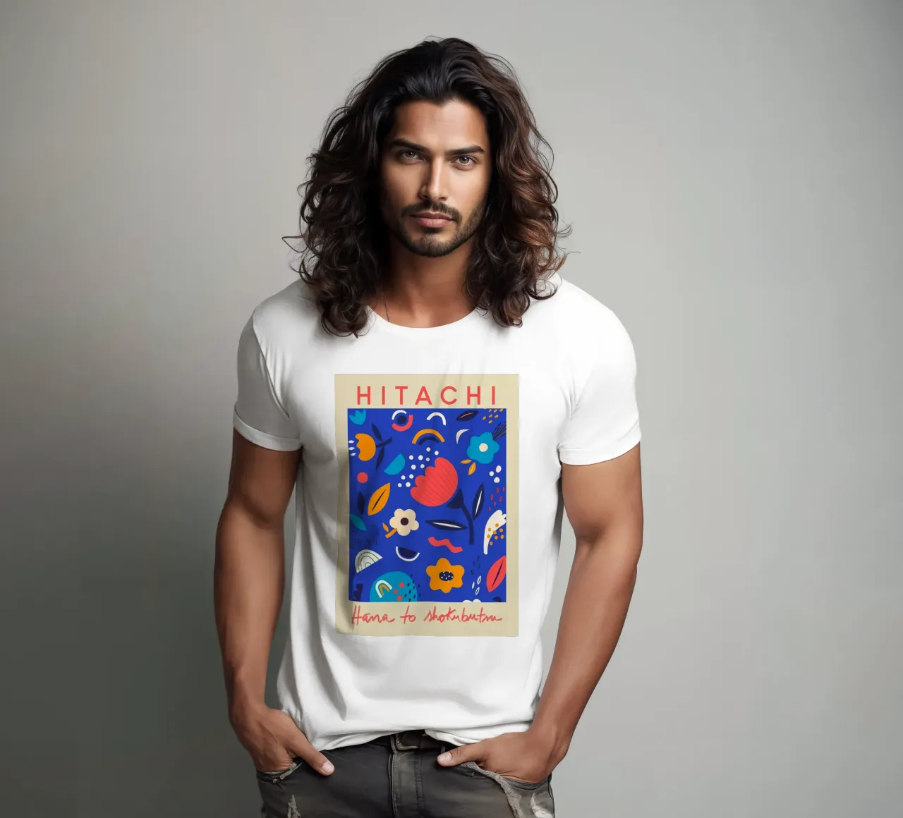 Mercato dei fiori di Hitachi t-shirt da Klia M_Art