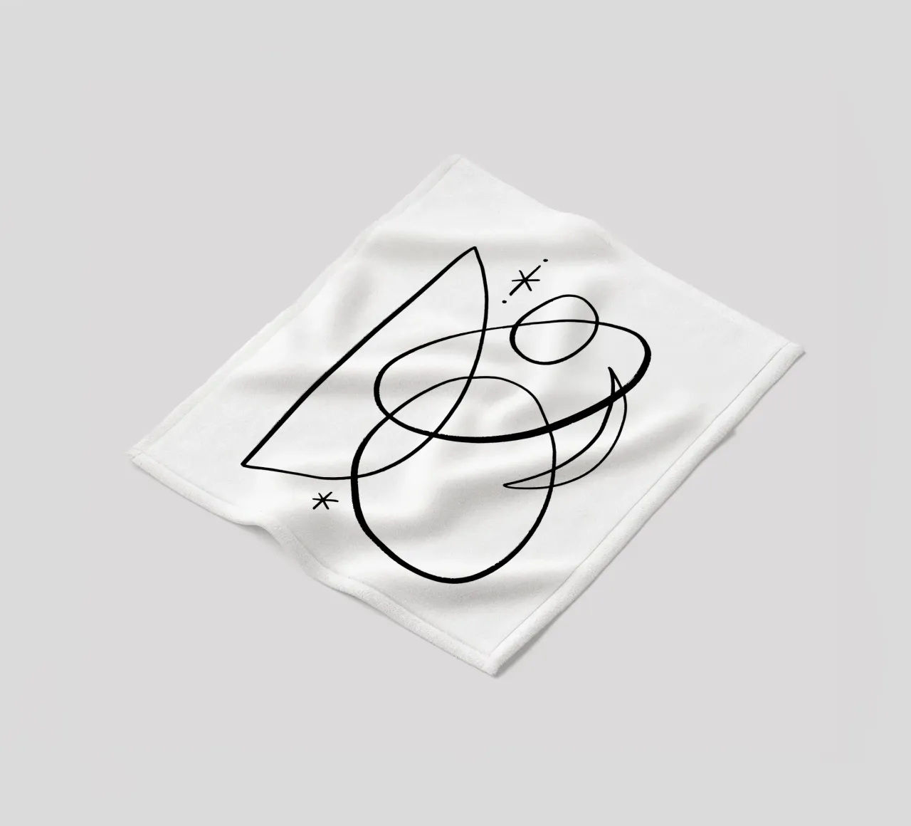 Cosmic Play No 01 (Without Background) coperta in pile da treechild