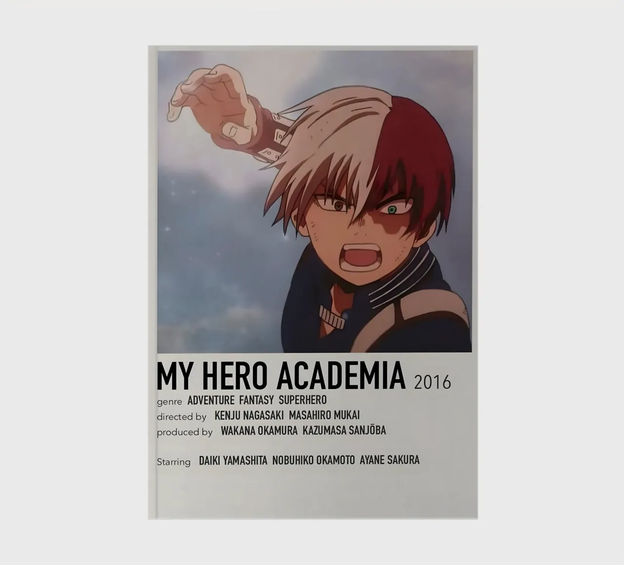 MY HERO ACADEMIA 2016 notebook by Totoya