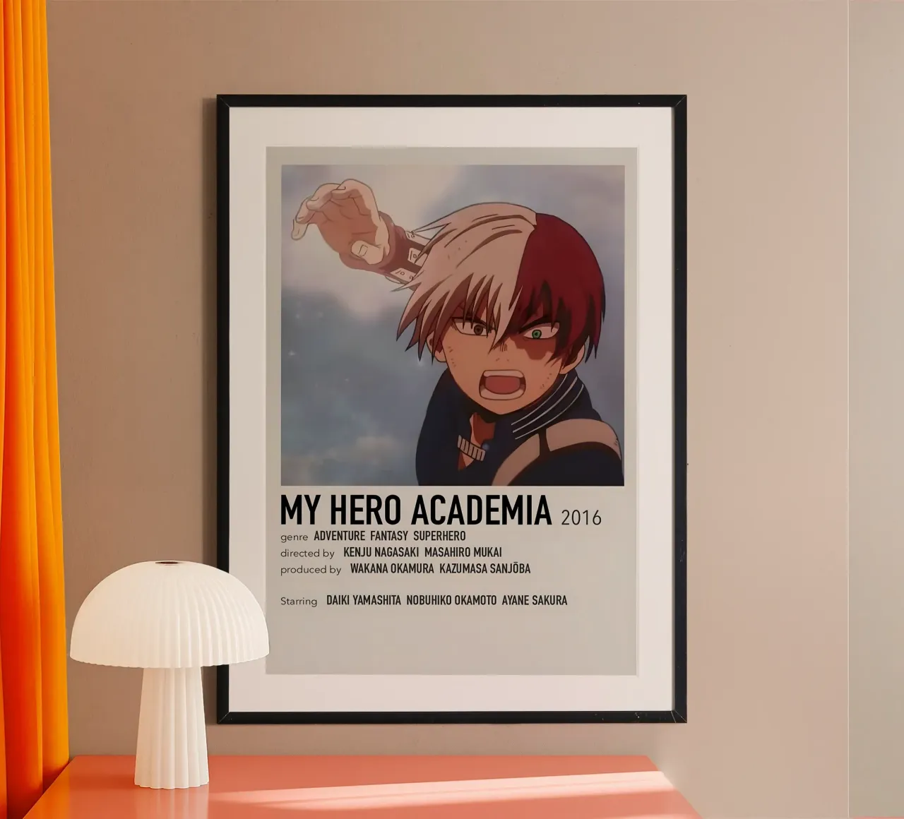 MY HERO ACADEMIA 2016 carta hahnemühle da Totoya