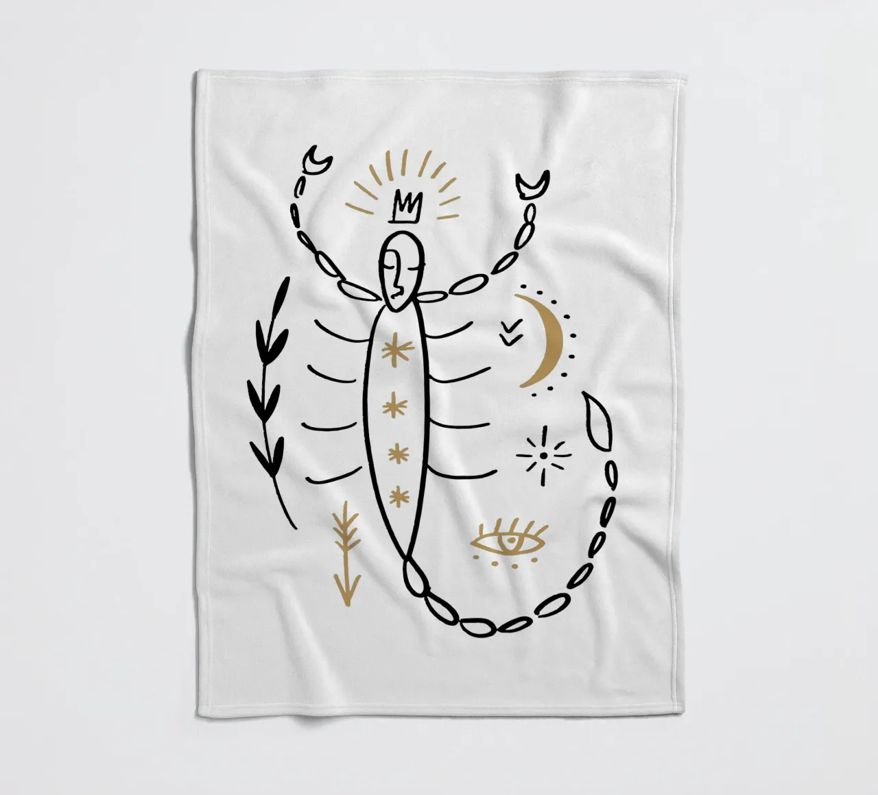 Scorpion King (without Background) coperta in pile da treechild