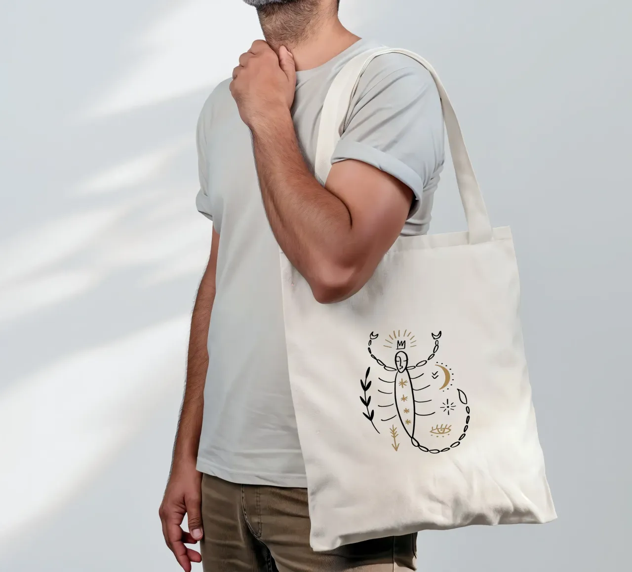 Scorpion King (without Background) borsa in juta da treechild