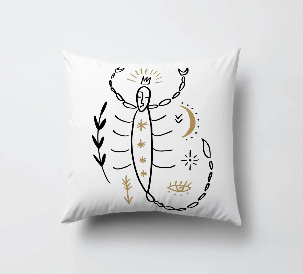 Scorpion King (without Background) cuscino da treechild
