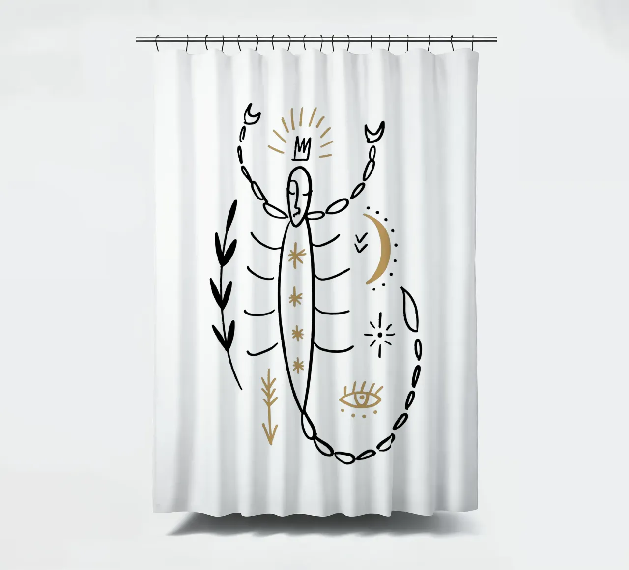 Scorpion King (without Background) tenda da doccia da treechild