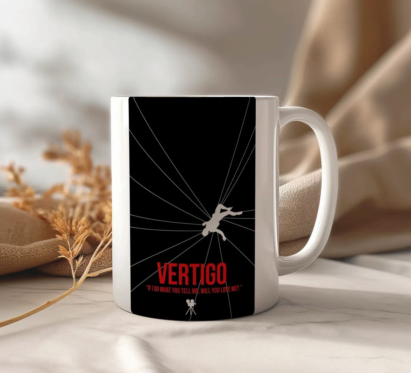Vertigo ceramic mug by Naxart