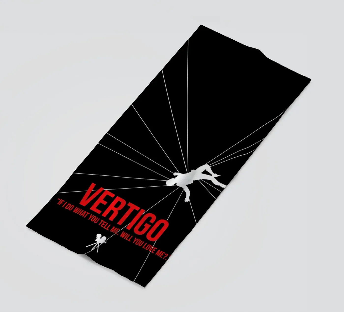 Vertigo beach towel by Naxart