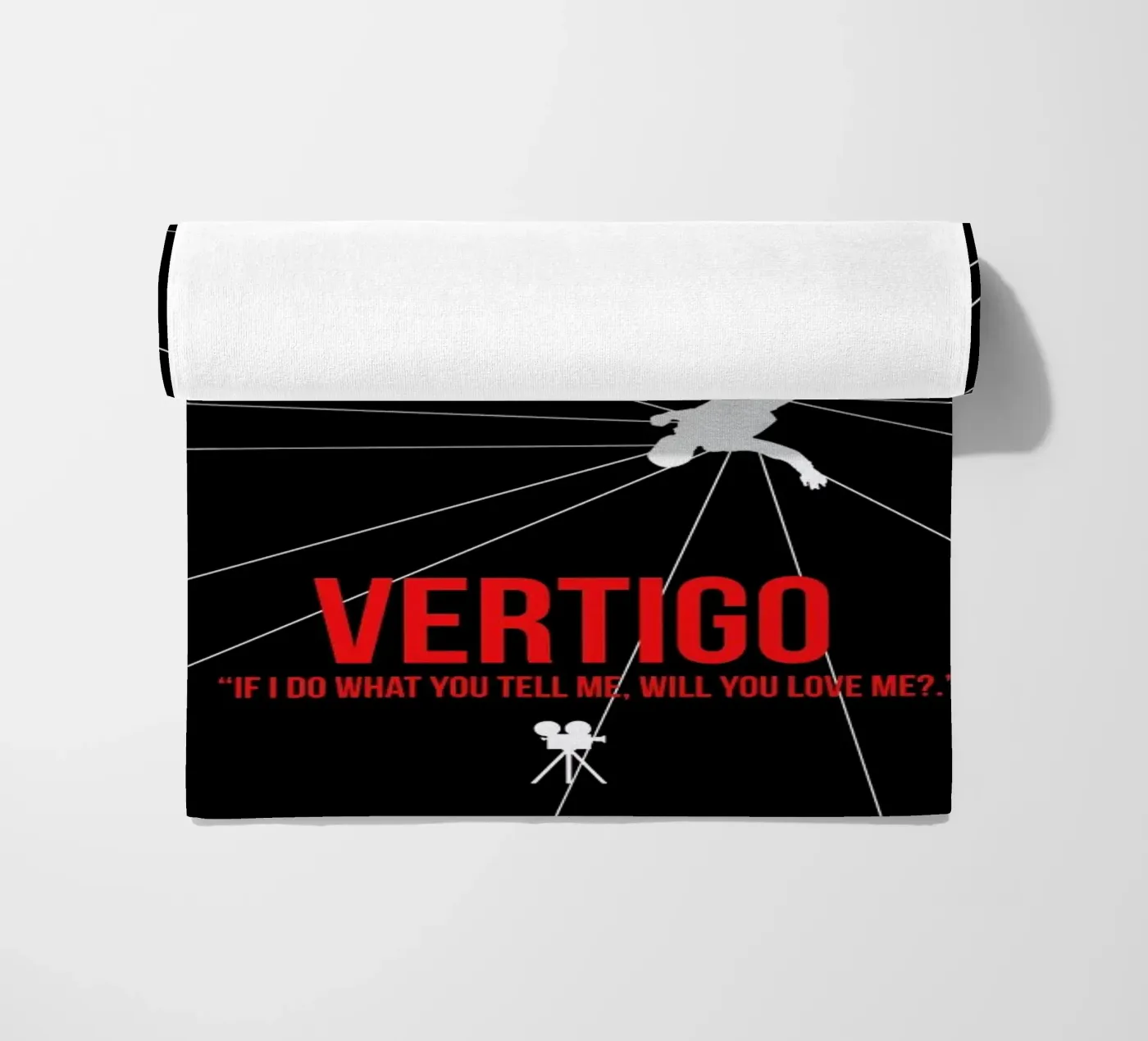 Vertigo beach towel by Naxart