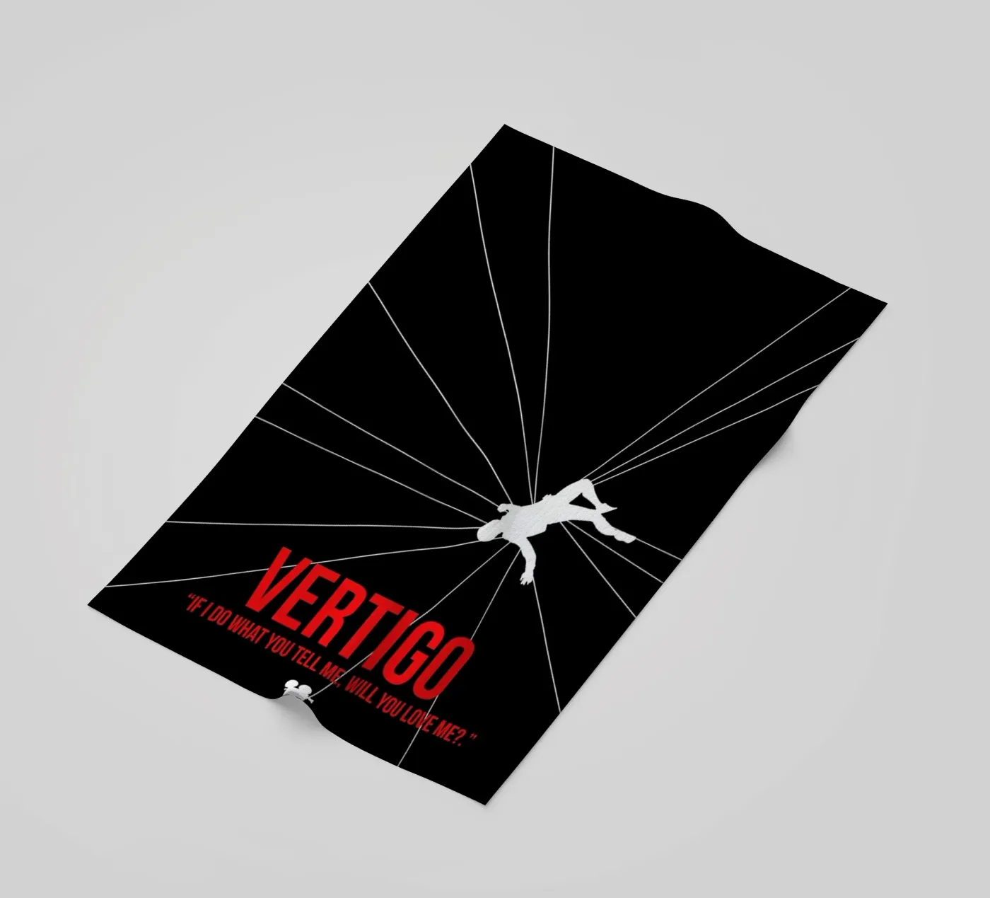 Vertigo beach towel by Naxart
