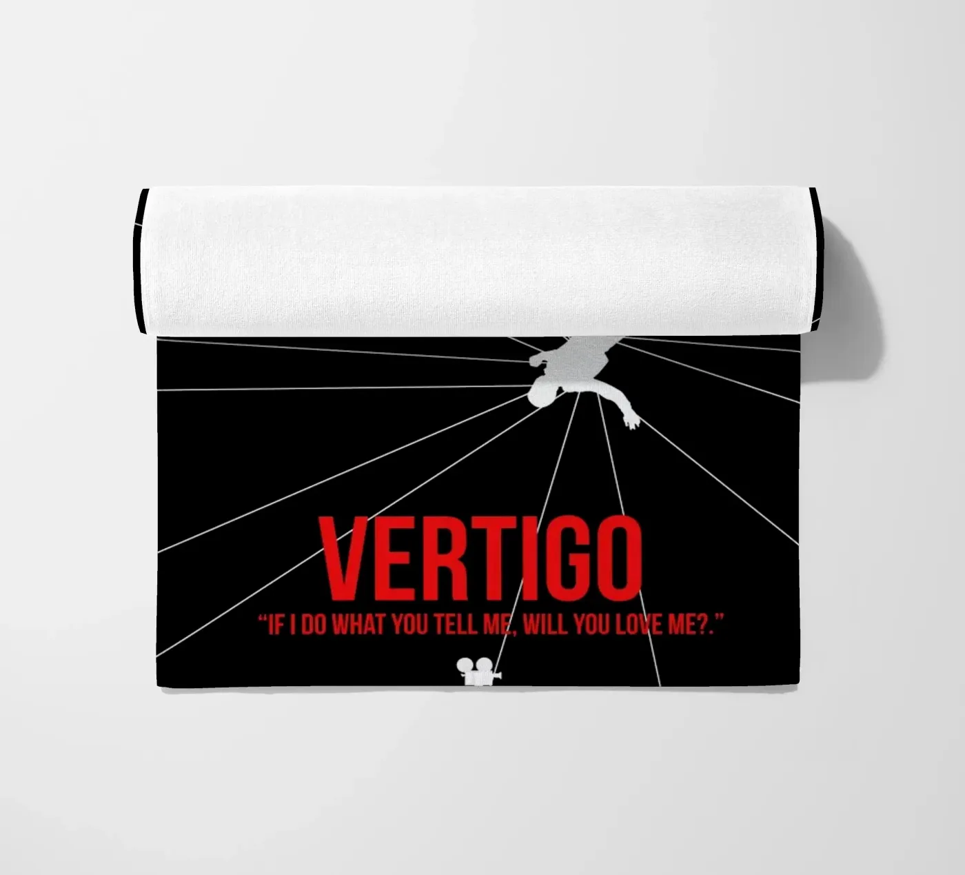 Vertigo beach towel by Naxart