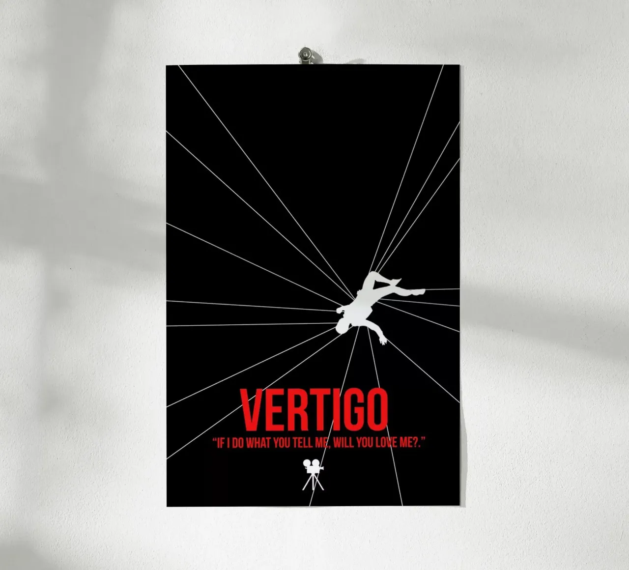 Vertigo poster van Naxart