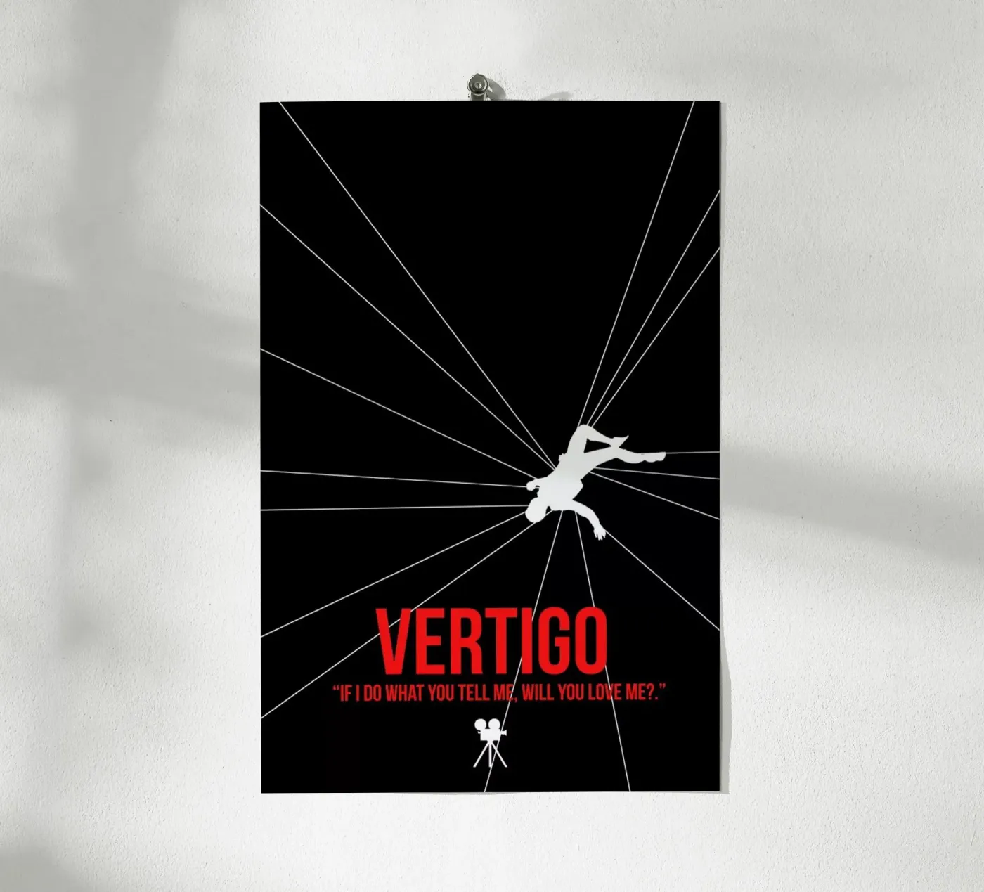 Vertigo poster van Naxart