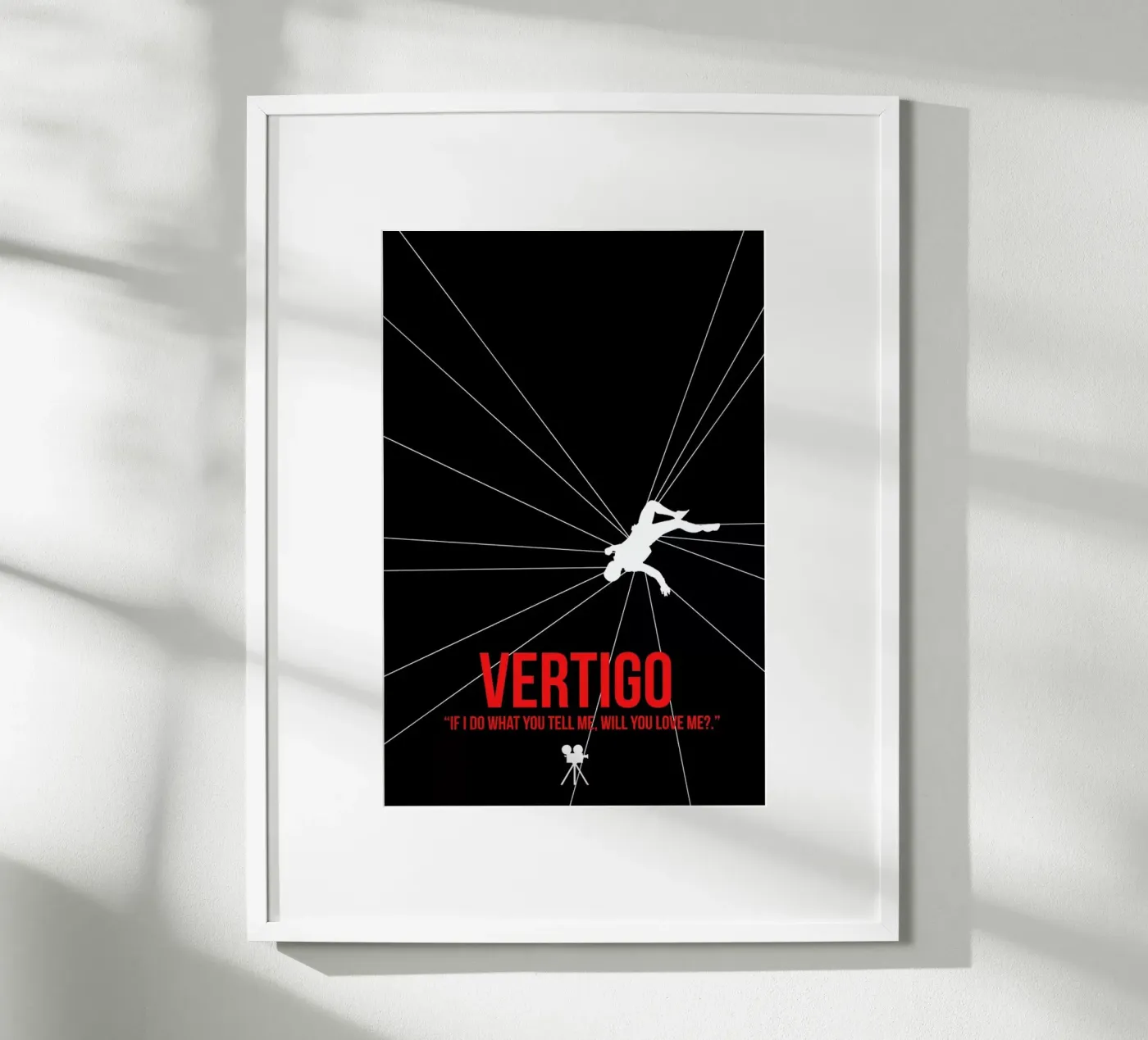 Vertigo poster van Naxart