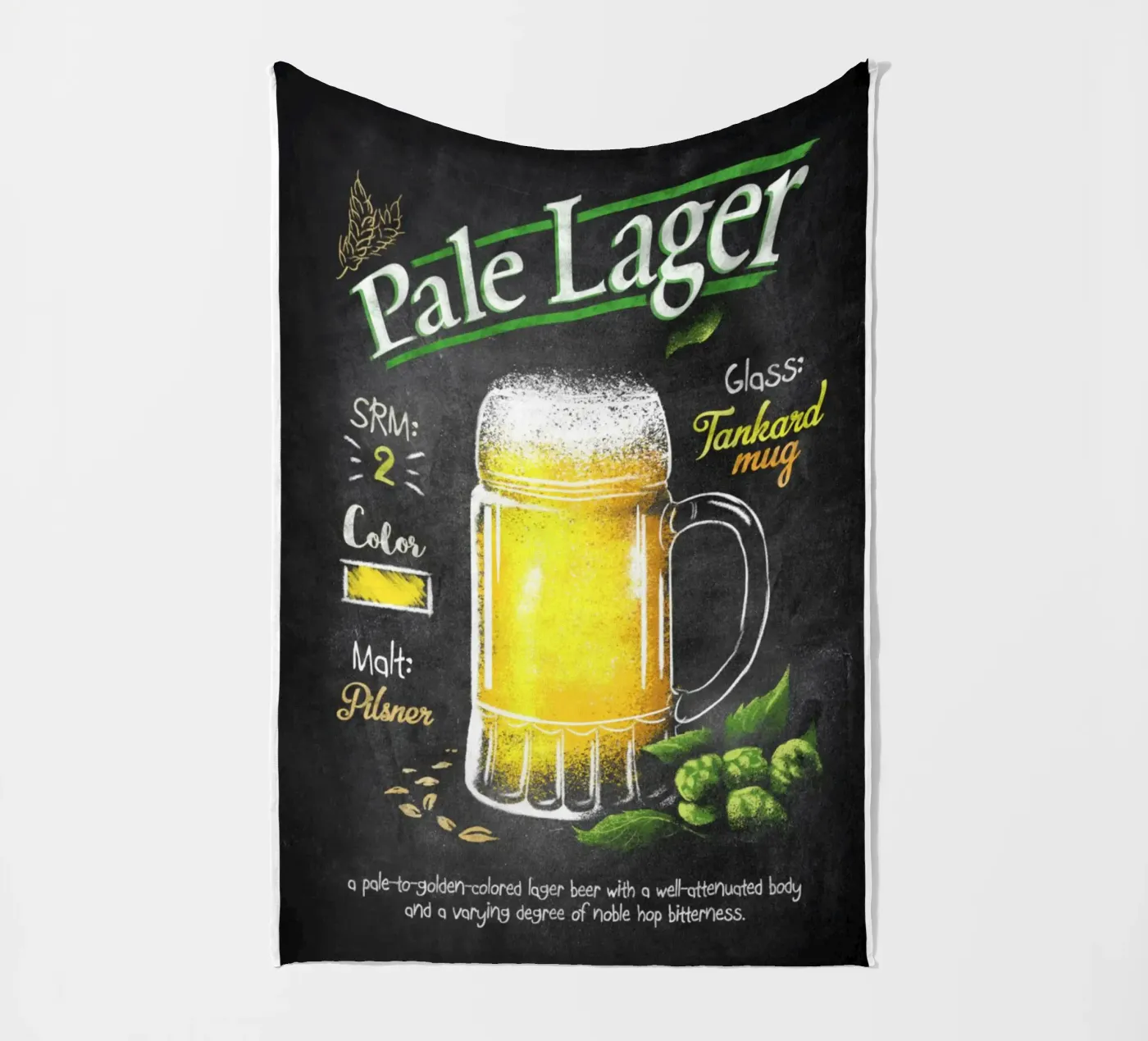 pils fleecedeken van Danielshop