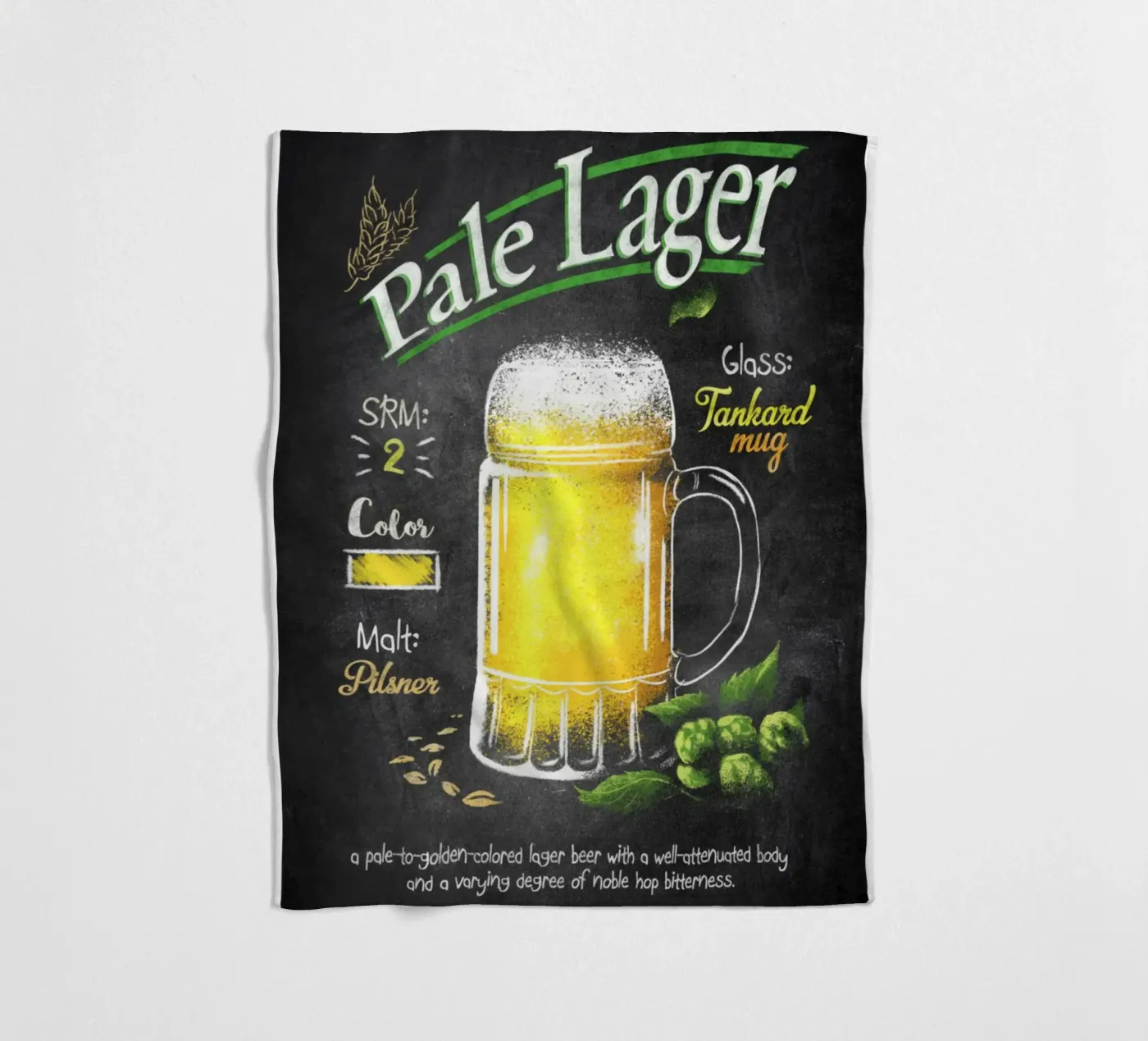 pils fleecedeken van Danielshop