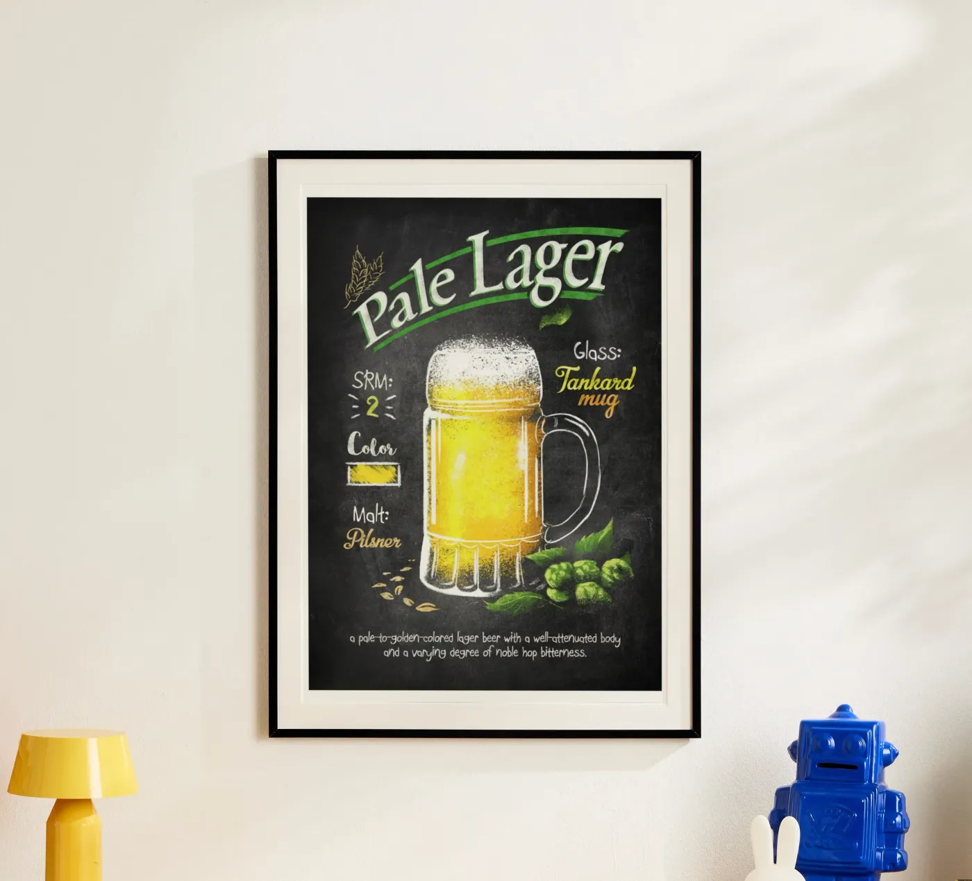 pale lager poster van Danielshop