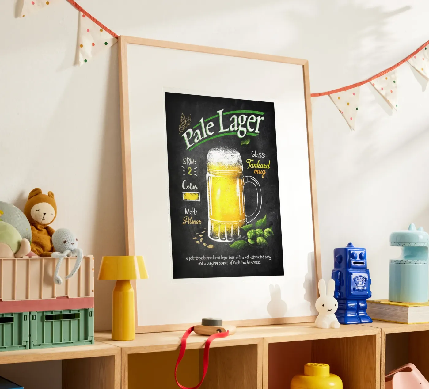 pale lager poster van Danielshop