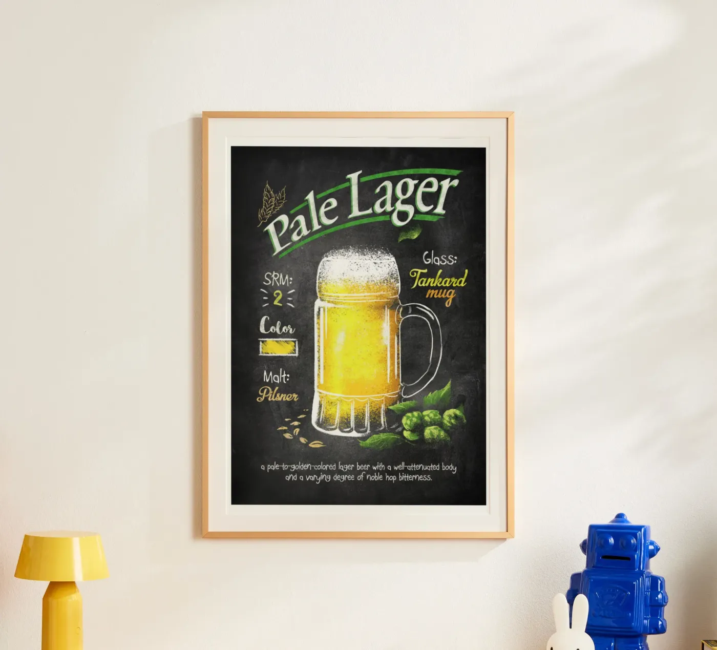 pale lager poster van Danielshop