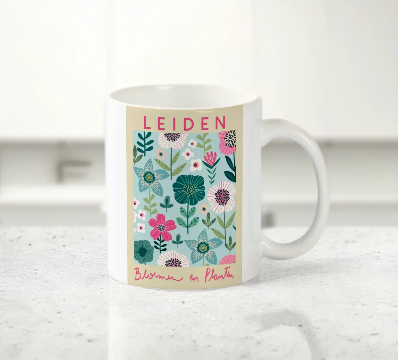 Mercato dei fiori di Leida tazza in ceramica da Klia M_Art