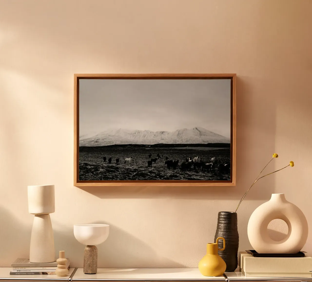 The herd canvas by Nur Mut