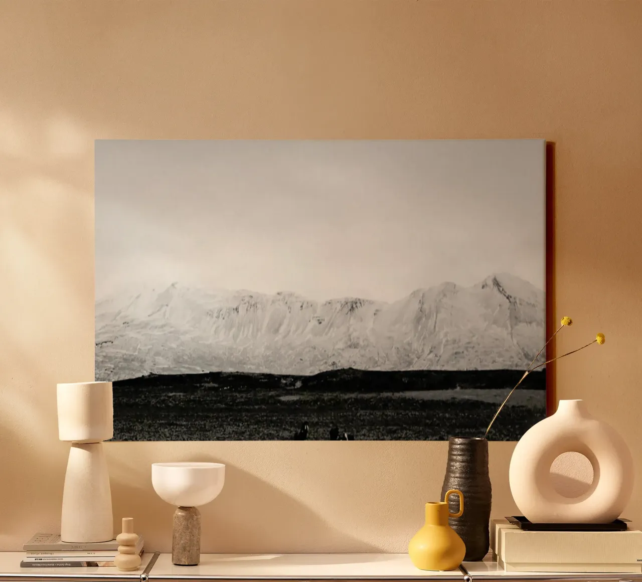 The herd canvas by Nur Mut