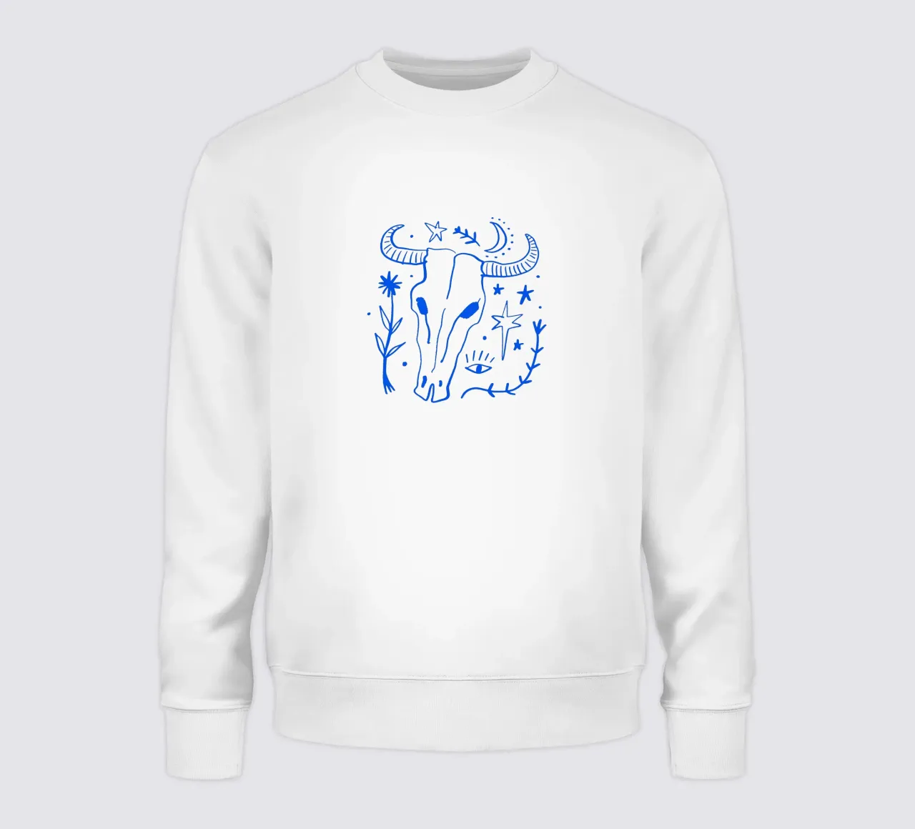 Bull Skull (Without Background) felpa da treechild