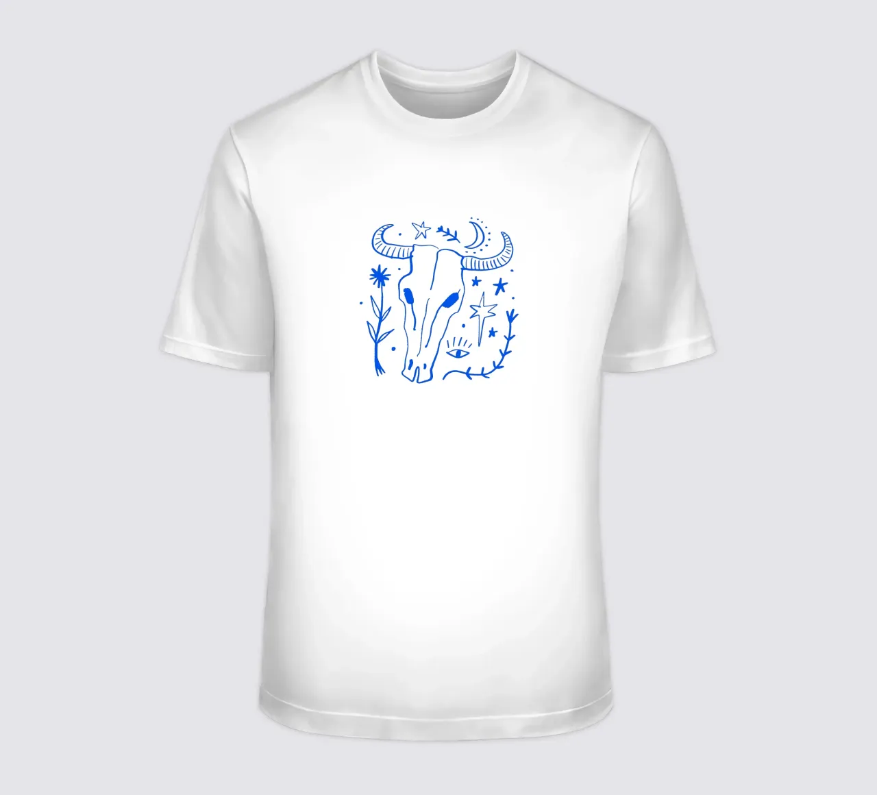 Bull Skull (Without Background) t-shirt da treechild