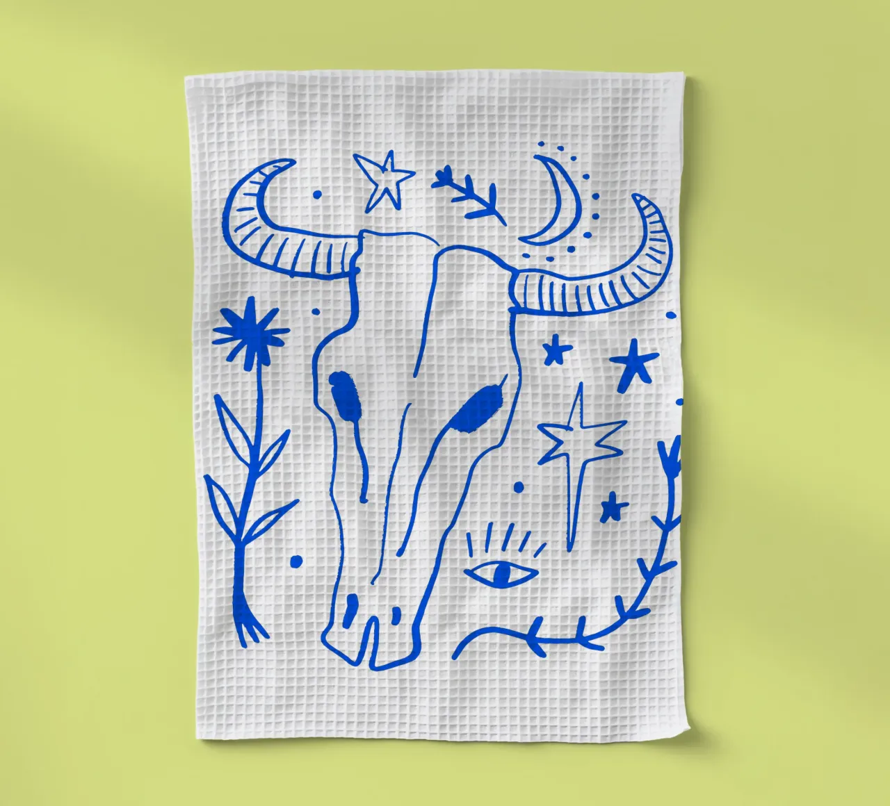 Bull Skull (Without Background) canovaccio da cucina da treechild