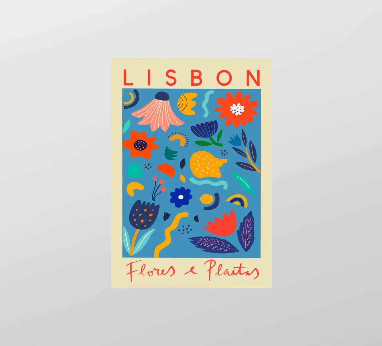 Lisbon Flower Marke sticker by Klia M_Art