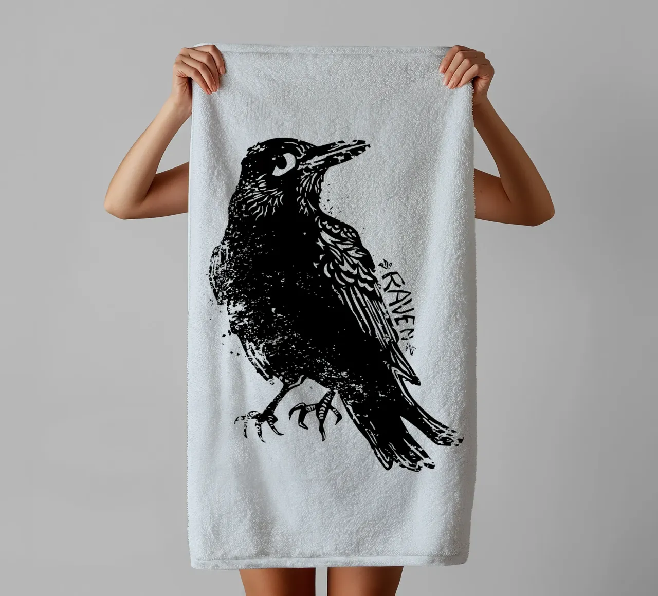 The Raven towel by DYDesign