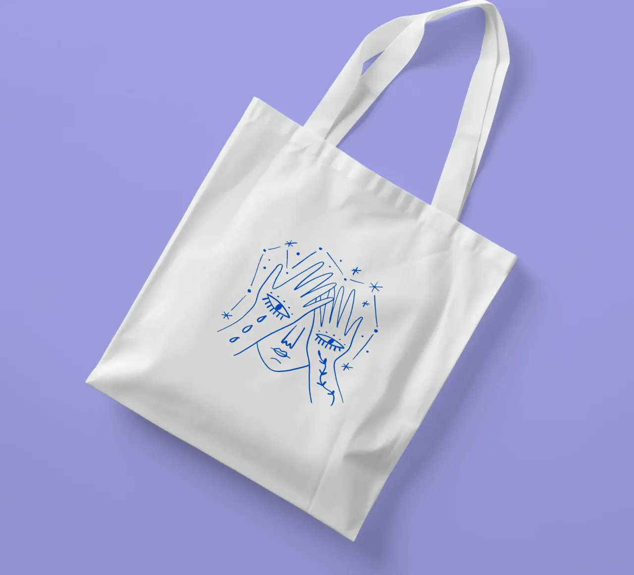 The Gaze (without Background) borsa in juta da treechild