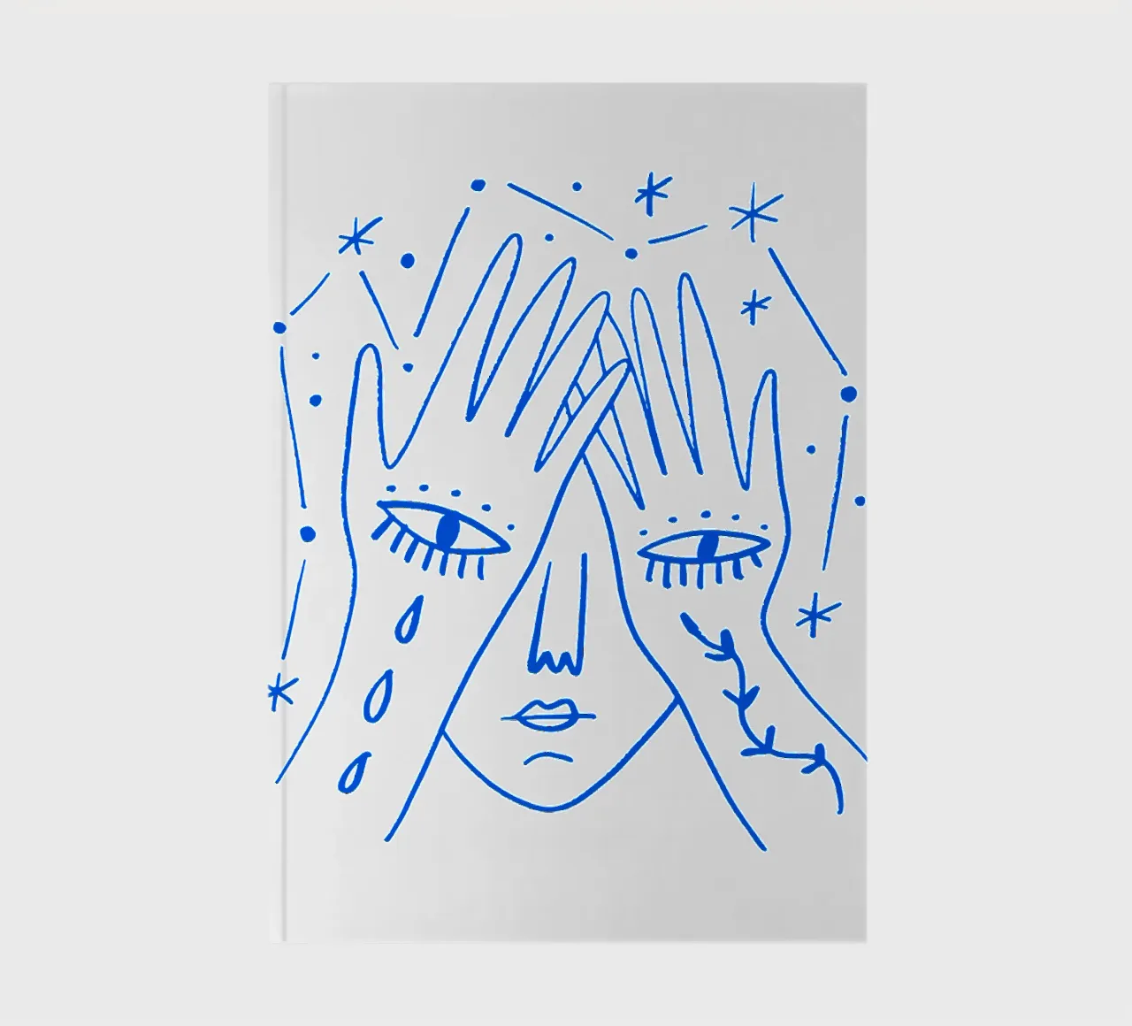 The Gaze (without Background) notebook by treechild